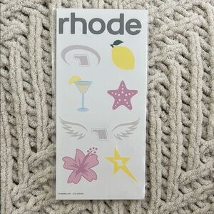 rhode summer club temporary tattoos